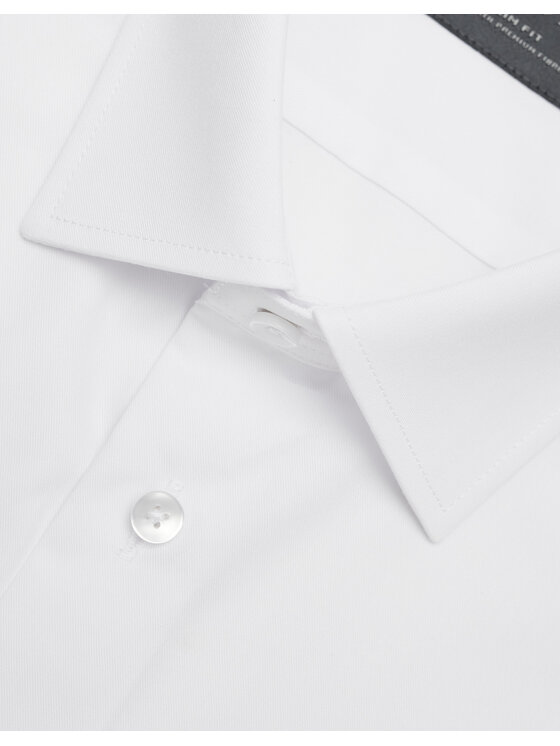 Borgio Borgio Koszula canosa Biały Slim Fit