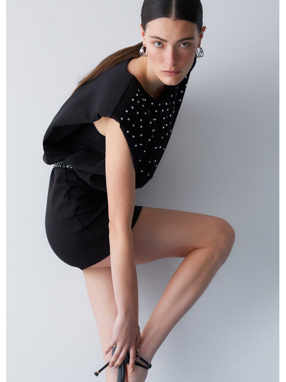 Liu Jo Liu Jo Sukienka wieczorowa WA6190J387022222 Czarny Regular Fit