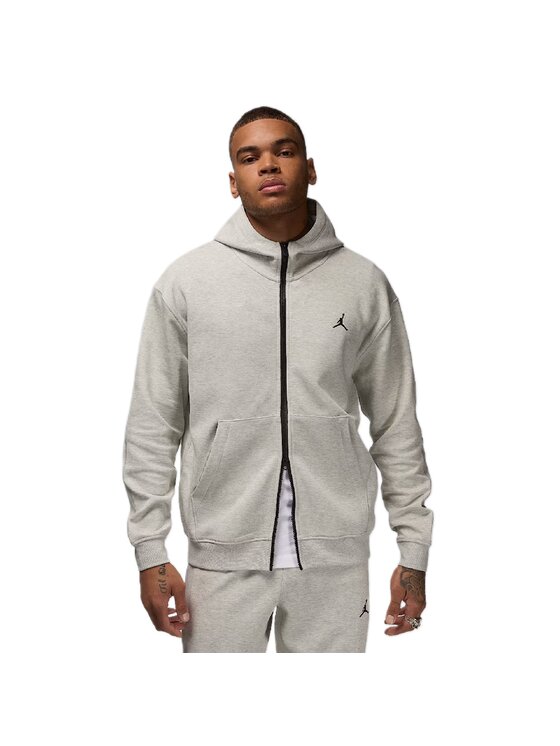 Nike Nike Bluza Sport Hoop Fleece Dri-FIT Szary Regular Fit