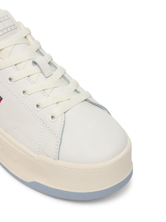 Tommy Hilfiger Tommy Hilfiger Сникърси Tjw Script Cupsole Flatform EN0EN02961 Екрю