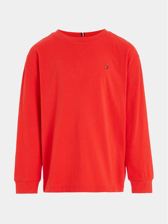 Tommy Hilfiger Tommy Hilfiger Majica Essential KB0KB08576 S Narančasta Regular Fit