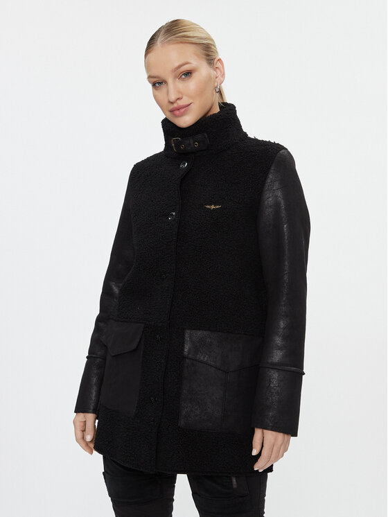 Cappotto in shearling Aeronautica Militare