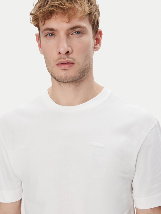Calvin Klein Calvin Klein Tricou K10K112749 Alb Comfort Fit