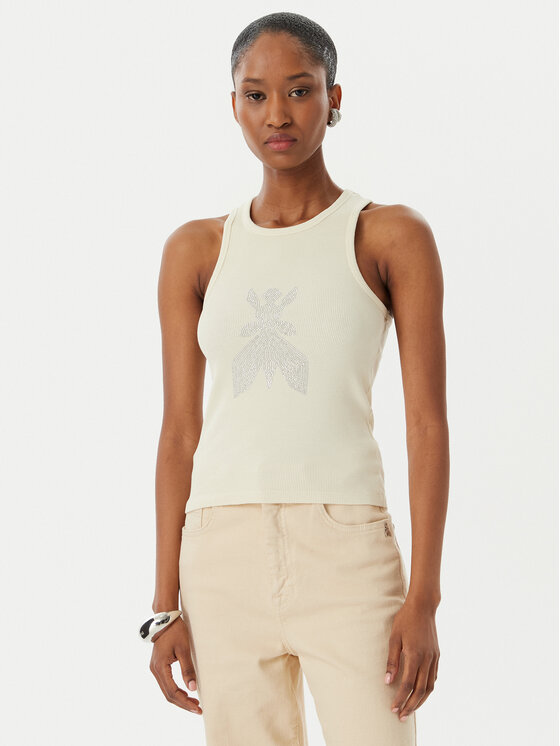 Patrizia Pepe Patrizia Pepe топ 8M1768/J373-W413 Бежов Slim Fit