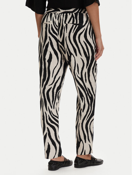 Vero Moda Vero Moda Riidest püksid Jesmilo 10279691 Beež Regular Fit