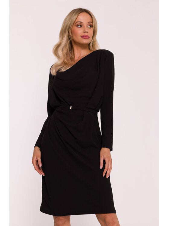 Stylove Stylove Sukienka elegancka s428 Czarny A-Line Fit