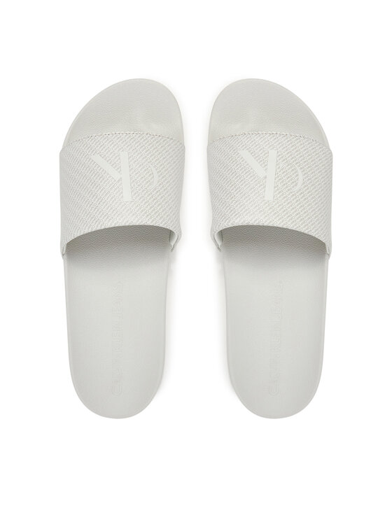 Calvin Klein Jeans Calvin Klein Jeans Klapki Slide Aop Print YM0YM01269 Szary