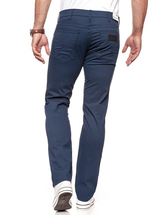 Wrangler Wrangler Pantaloni di tessuto GREENSBORO Blu Straight Fit