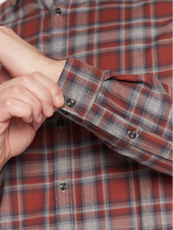 Sisley Sisley Košulja 5MQWSQ01A Crvena Regular Fit