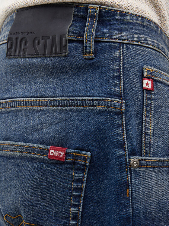 BIG STAR BIG STAR Kurtka jeansowa CONNER Niebieski Basic Fit