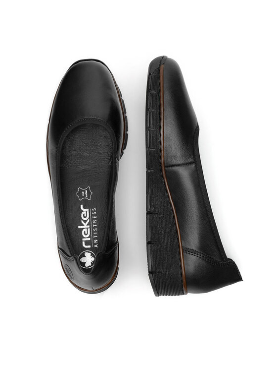 Rieker Rieker Ballerinas 53755-00 Schwarz
