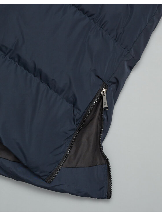 Borgio Borgio Kurtka puchowa amato Granatowy Slim Fit