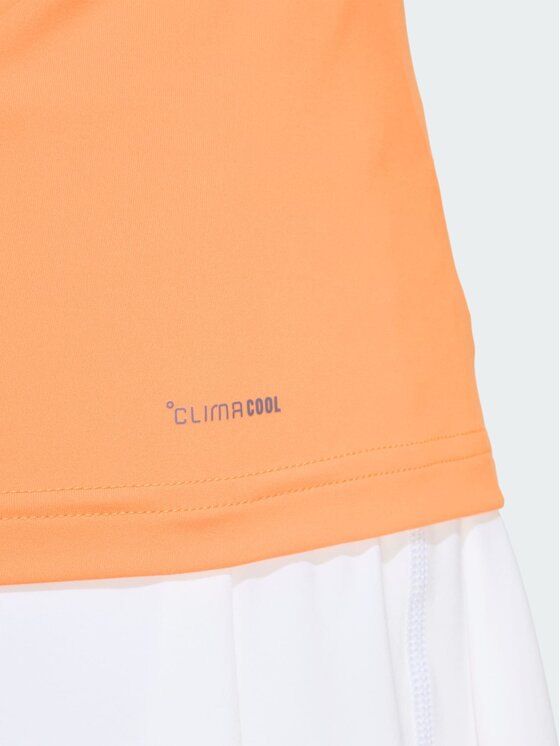 adidas adidas Koszulka techniczna 159341 Pomarańczowy Slim Fit