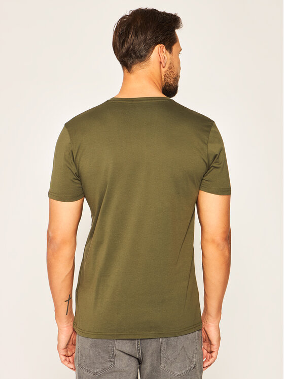 Alpha Industries Alpha Industries Póló Basic 100501 Zöld Regular Fit