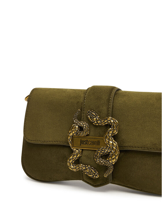 Just Cavalli Just Cavalli Geantă Iconic Snakes 81RA4BA7 ZSE74 Verde
