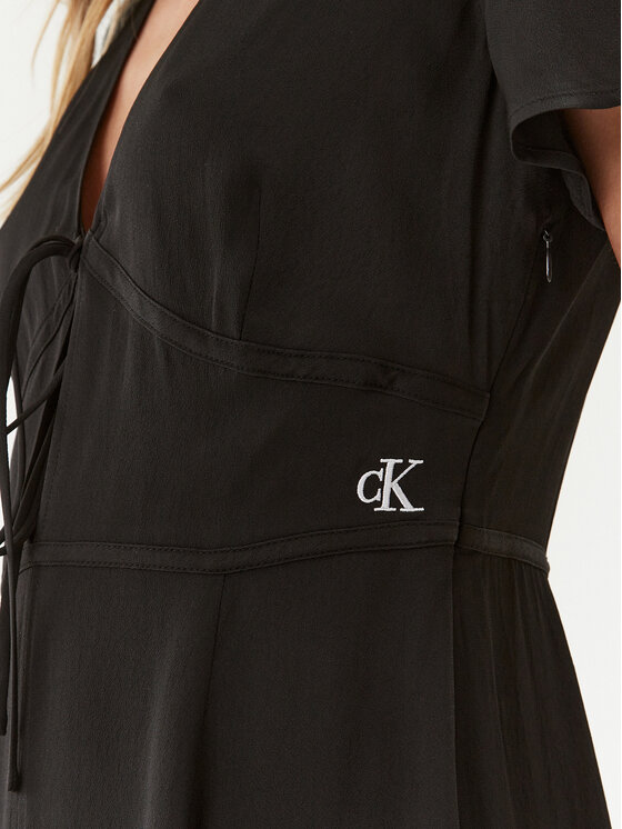 Calvin Klein Jeans Calvin Klein Jeans Vestito da giorno J20J221140 Nero Regular Fit