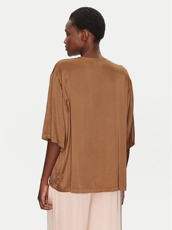 ViCOLO ViCOLO Bluza TD0013 Rjava Relaxed Fit