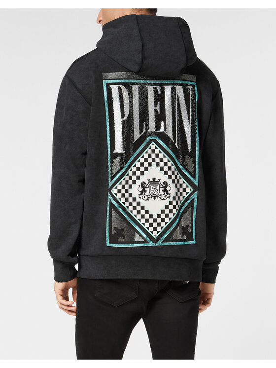 PHILIPP PLEIN PHILIPP PLEIN Felpa 22637 Nero Regular Fit