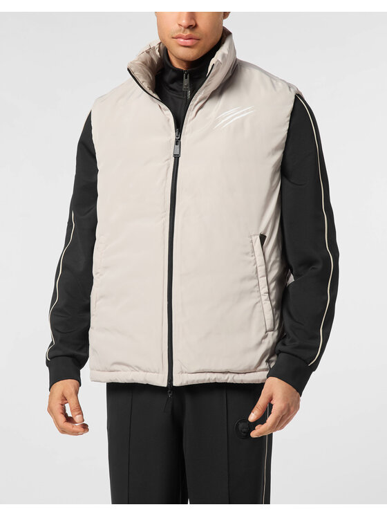 Plein Sport Plein Sport Gilet 23999 Beige Regular Fit
