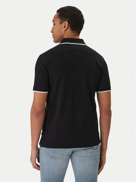 Guess Jeans Guess Jeans Pólóing M6RP24 KCJV1 Fekete Regular Fit