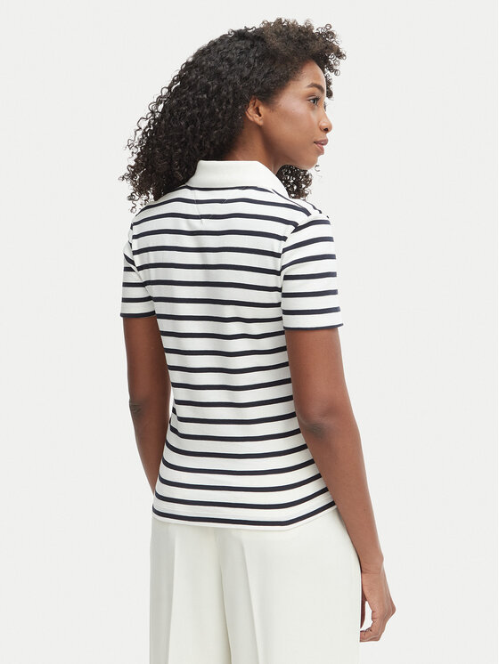 Tommy Hilfiger Tommy Hilfiger Polo WW0WW49252 Biały Slim Fit