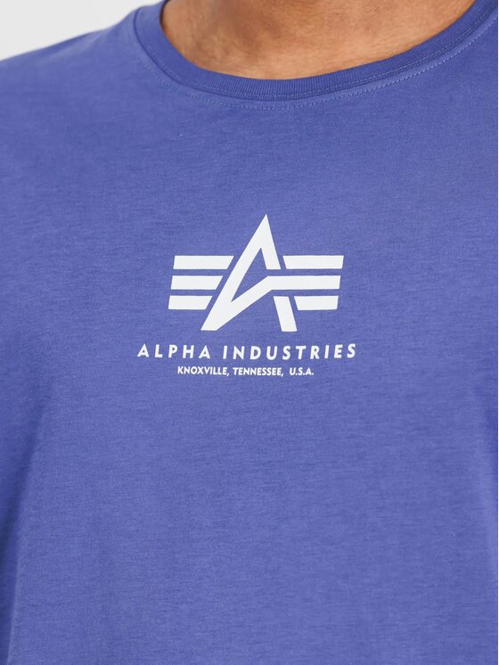Alpha Industries Alpha Industries T-Shirt AI.118533-735 Fialová Basic Fit