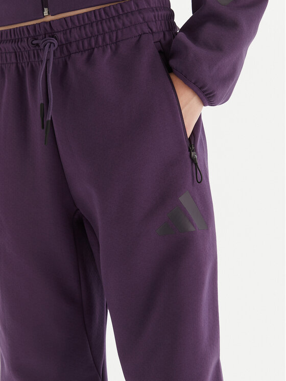 adidas adidas Spodnji del trenirke Z.N.E. Barrel KB9441 Vijolična Loose Fit