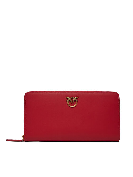 PINKO Pinko Veliki ženski novčanik Ryder Zip Around PE 24 PCPL 100250 A0F1 Crvena
