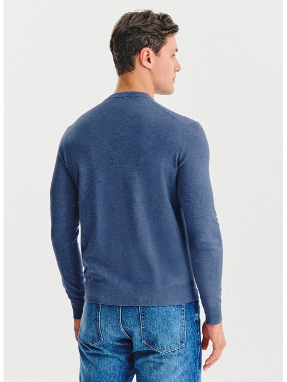 Pako Lorente Pako Lorente Sweter P25WN-2X-033 Niebieski Classic Fit