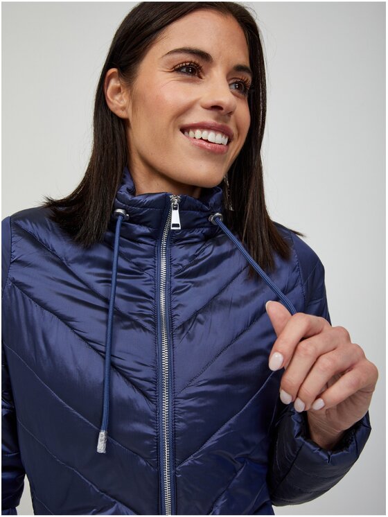 Orsay Orsay Kurtka zimowa 811125-534000__42 Granatowy Regular Fit