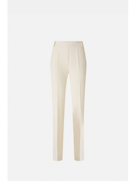 PINKO PINKO Kalhoty z materiálu Pita Bílá Regular Fit