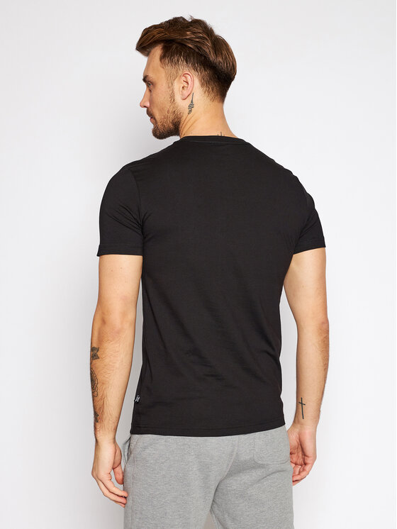Puma Puma T-Shirt Essentials Logo Tee 582046 Μαύρο Regular Fit