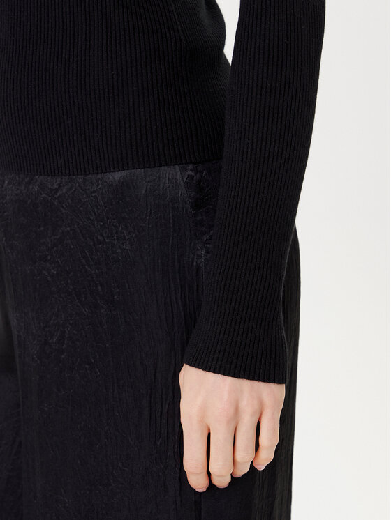 Marella Marella Sweater Plume 2525366111 Fekete Slim Fit