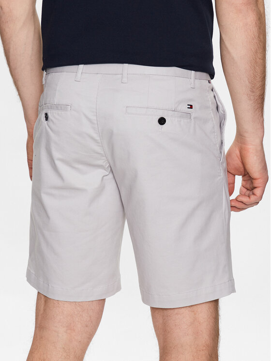 Tommy Hilfiger Tommy Hilfiger Шорти з тканини Brooklyn 1985 MW0MW23563 Сірий Regular Fit