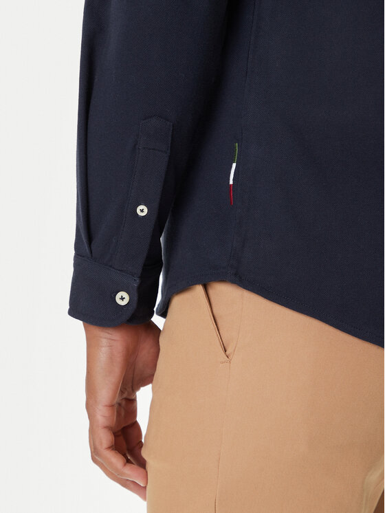 Aeronautica Militare Aeronautica Militare Hemd 252CA1265UP00342 Dunkelblau Regular Fit