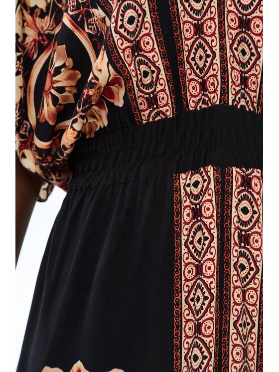 blue shadow blue shadow Sukienka codzienna Elara Czarny Regular Fit