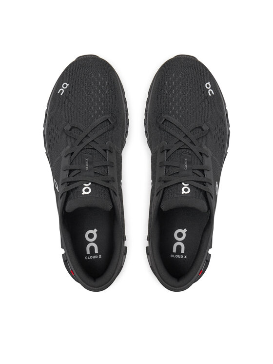 On On Trenažieru zāles apavi Cloud X 4 3ME30040106 Melns