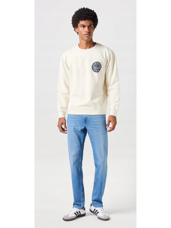 Wrangler Wrangler Jeansy River Niebieski Tapered Fit