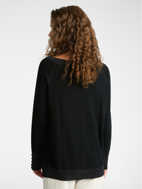 Elena Mirò Elena Mirò Cardigan M477Z000610N033 Nero Boxy Fit