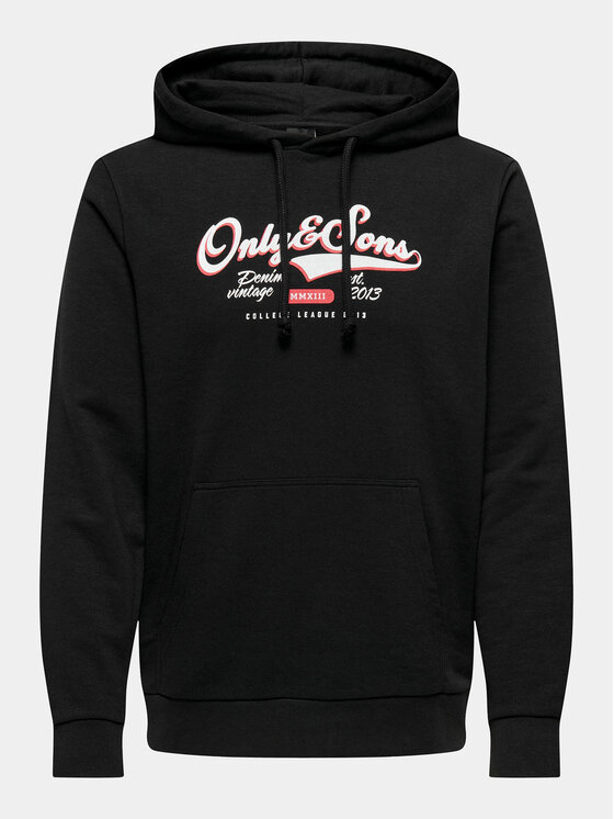 Only & Sons Only & Sons Džemperis Lenny 22028594 Juoda Regular Fit