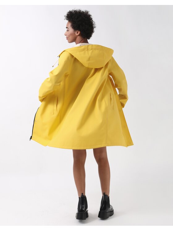 VANNSKJOLD Vannskjold Kurtka przeciwdeszczowa TREND Żółty Parka Fit
