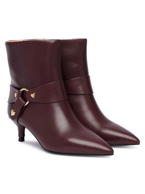 LOVE MOSCHINO LOVE MOSCHINO Īsie zābaki JA21077G0PIA0552 Bordo