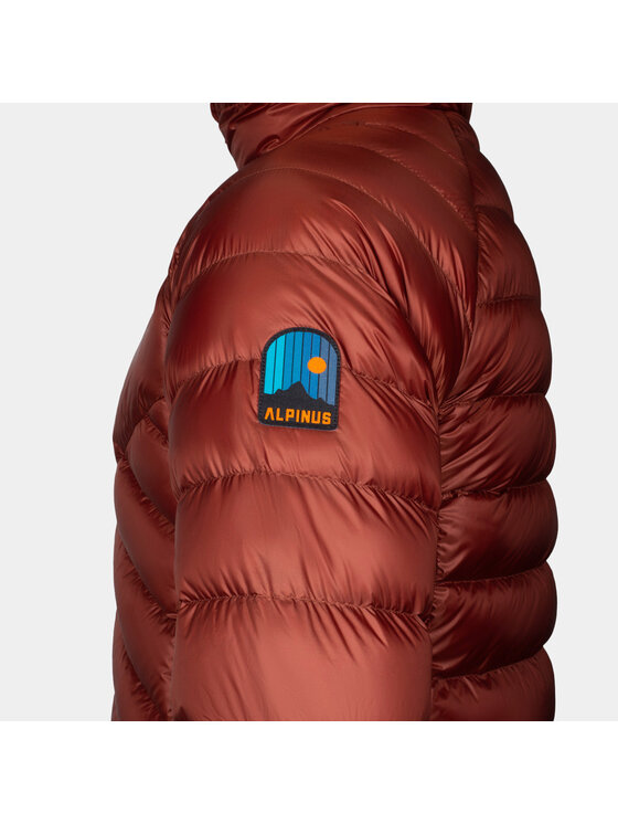 Alpinus Alpinus Kurtka puchowa Oronaye Czerwony Regular Fit