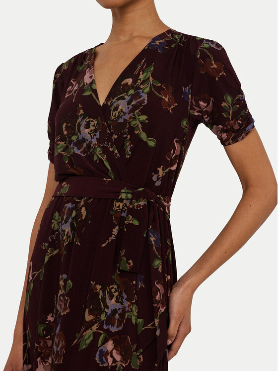 LAUREN RALPH LAUREN LAUREN RALPH LAUREN Sukienka codzienna 250951435001 Bordowy Regular Fit