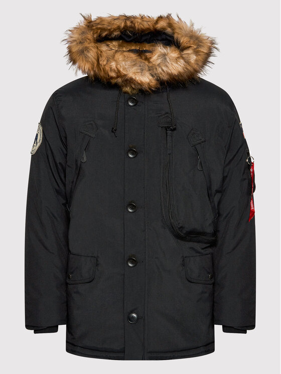 Alpha Industries Alpha Industries Žieminė striukė 123144 Juoda Regular Fit