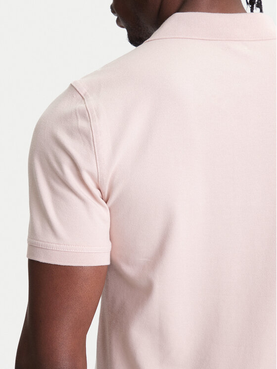 United Colors Of Benetton United Colors Of Benetton Polokošeľa 3WG9U301Z Ružová Slim Fit