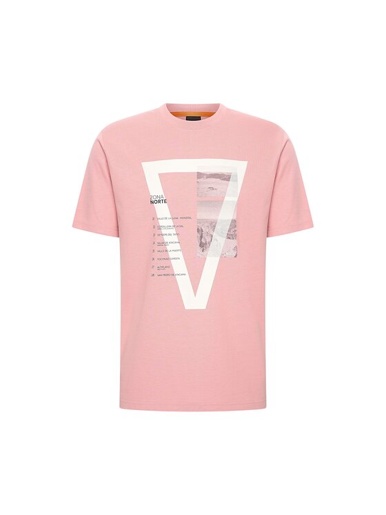 BOSS BOSS T-shirt q-roa-35438 Rosa Regular Fit