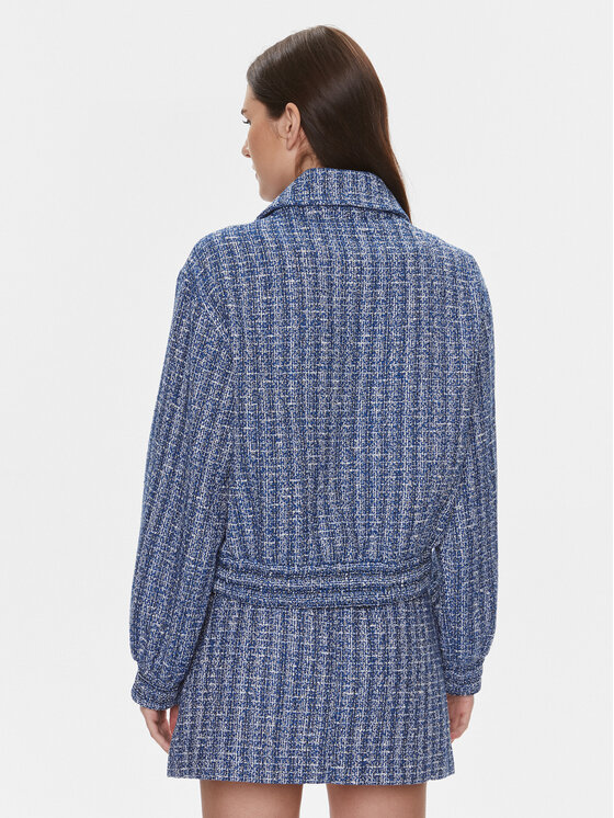 Custommade Custommade Преходно яке Frances 999830881 Син Relaxed Fit