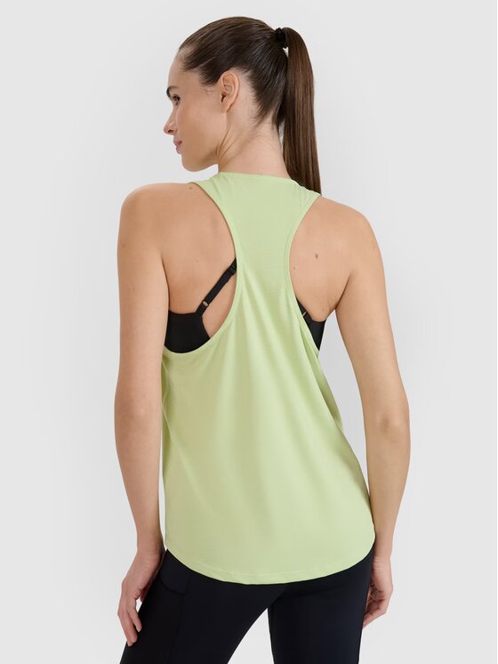 4F 4F Tank top 4FWSS25TFSLF412-42S Zielony Oversize
