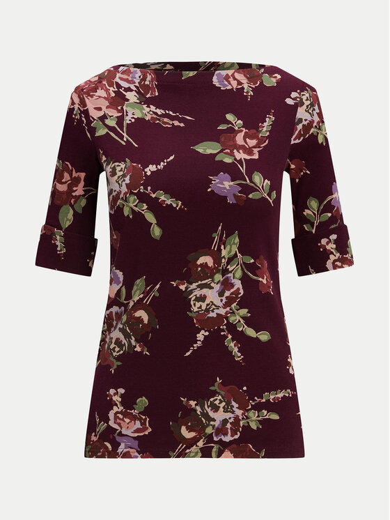 LAUREN RALPH LAUREN LAUREN RALPH LAUREN Majica 200951317001 Tamnocrvena Slim Fit